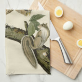 ジョン・ジェームス・オードボンのアメリカの鳥バred owl キッチンタオル (四つ折り)