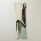 ジョン・ジェームス・オードボンブラウンペリカン絵画アートワーク ボディピロー (裏面 (縦))