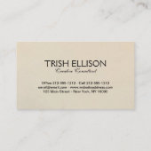 ジョン・ジェームス・オードボンブラウンペリカン絵画アートワーク 名刺 (裏面)