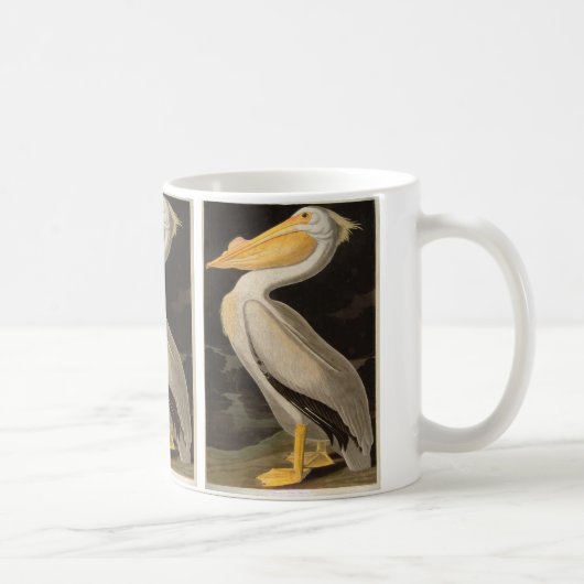 ジョン・ジェームス・オードボン・ホワイト・ペリカン マグカップ (右)