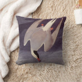 ジョン・ジェームズ・オードュボンによるアークティック・ターンの古鳥図 クッション (ブランケット)