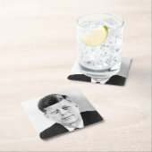 ジョン・ジャック・ケネディ大統領のーUSホワイトハウス スクエアペーパーコースター (インサイチュ)