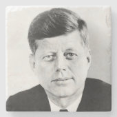 ジョン・ジャック・ケネディ大統領のーUSホワイトハウス ストーンコースター (正面)