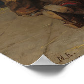 ジョン・ジョージ・ブラウンによる港湾労働者の正午 ポスター (角)