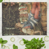 ジョン・スタンホープの愛と乙女 キッチンタオル (折り畳み)