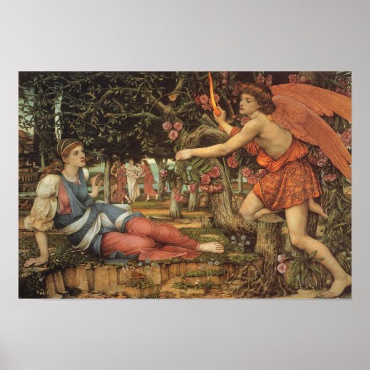 ジョン・スタンホープの『愛と乙女』 ポスター (正面)