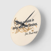 ジョン・スチュアート・ミル ラウンド壁時計 (傾斜)