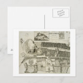 ジョン・スミスによるパブ、エディンバラの計画(c.1652-1742) ポストカード (正面/裏面)