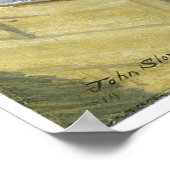 ジョン・スローン・グリニッジ・ビレッジ・バックヤード ポスター (角)