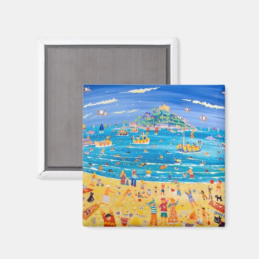 ジョン・ダイア冷蔵庫用マグネット・オブ・セント・マイケル山 マグネット (正面/裏面)