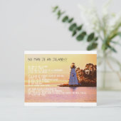 ジョン・ダンの言う通り、誰も島ではない。 ポストカード (スタンド正面)