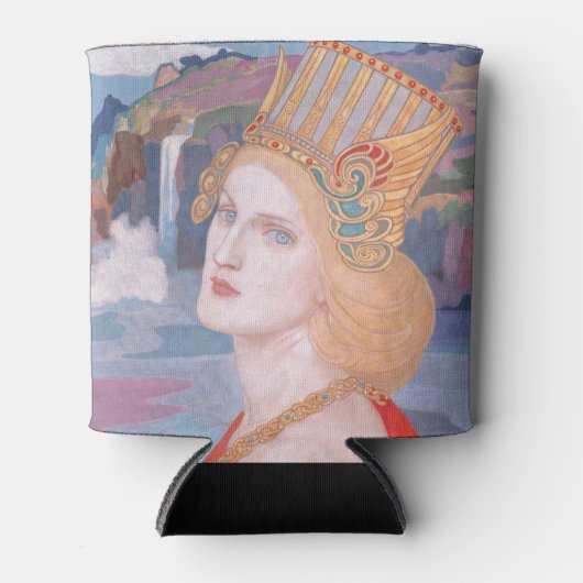 ジョン・ダンカンによる1914年頃の「アオイフェ」 缶クーラー (正面)