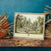 ジョン・チャンス・ブライトン「アールウォーのディアナ神殿の眺め」 フォトプラーク (側面)