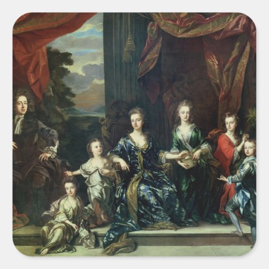 ジョン・チャーチル第1デューク・オブ・マールボロー スクエアシール (正面)