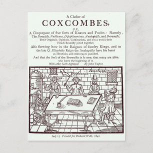 ジョン・テイラーによるCoxcombesの集団 ポストカード