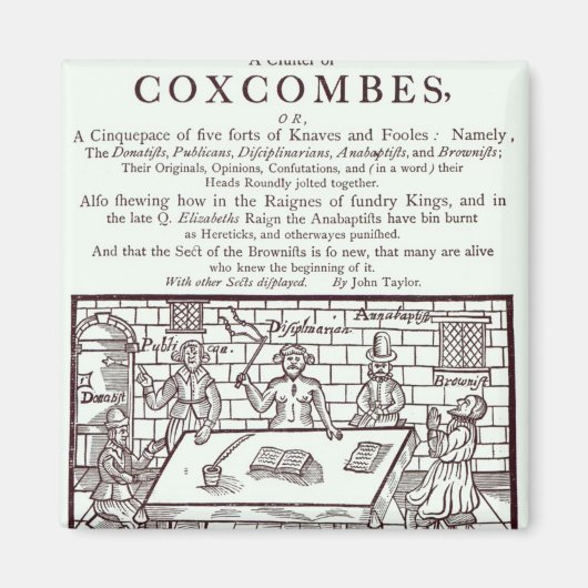 ジョン・テイラーによるCoxcombesの集団 マグネット (正面)