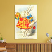 ジョン・テニエル |白うさぎ キャンバスプリント (インサイチュ (リビング))