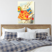 ジョン・テニエル |白うさぎ キャンバスプリント (インサイチュ (寝室))