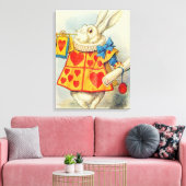 ジョン・テニエル |白うさぎ キャンバスプリント (インサイチュ (リビング))