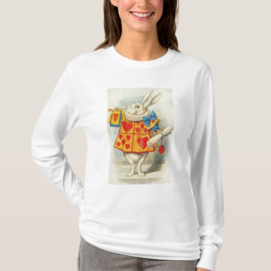 ジョン・テニエル |白うさぎ Tシャツ (正面)