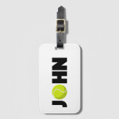 ジョン・テニス ラゲッジタグ (正面縦)