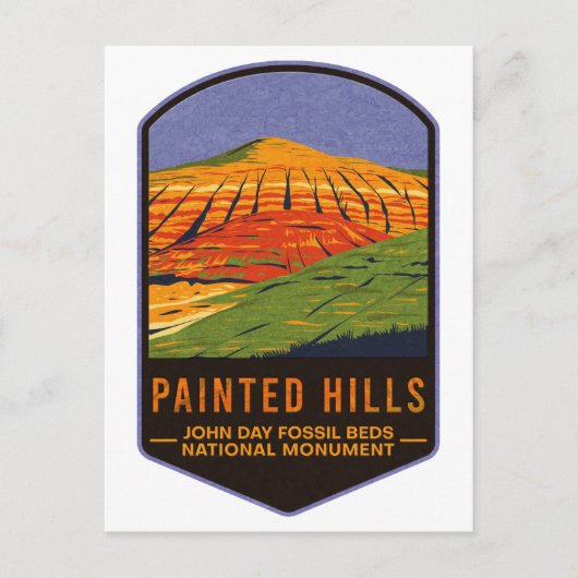 ジョン・デイ化石ベッズナショナルモニュメント ポストカード (正面)