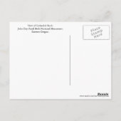 ジョン・デイ化石ベッド国立記念碑の旅行 ポストカード (裏面)