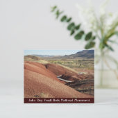 ジョン・デイ化石ベッド国立記念碑の旅行 ポストカード (スタンド正面)