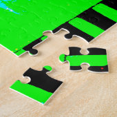 ジョン・デエールグリーントラクターファームフォトアート ジグソーパズル (側面)