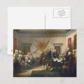 ジョン・トランブルによる独立宣言1819 ポストカード (正面/裏面)