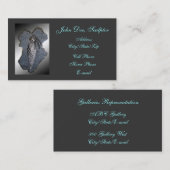 ジョン・ドウ、彫刻家の名刺 名刺 (正面/裏面)