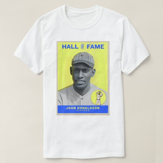 ジョン・ドナルドソン・ベースボールリーグ Tシャツ (デザイン正面)