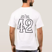 ジョン・ドナルドソン・ベースボールリーグ Tシャツ (裏面)