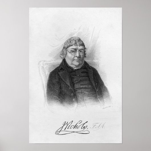 ジョン・ニコルズ、Woolnothによる彫刻 ポスター (正面)