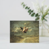 ジョン・ネイシュ著「月の妖精II」 ポストカード (スタンド正面)