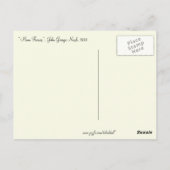 ジョン・ネイシュ著「月の妖精II」 ポストカード (裏面)