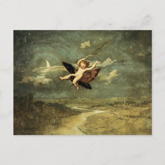 ジョン・ネイシュ著「月の妖精II」 ポストカード (正面)