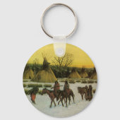 ジョン・ハウザーによる傷ついた膝でのスーキャンプ キーホルダー (正面)