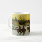 ジョン・ハウザーによる傷ついた膝でのスーキャンプ コーヒーマグカップ (正面左)