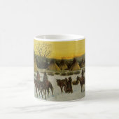 ジョン・ハウザーによる傷ついた膝でのスーキャンプ コーヒーマグカップ (中央)