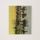 ジョン・ハウザーによる傷ついた膝でのスーキャンプ ジグソーパズル (縦)