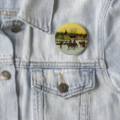 ジョン・ハウザーによる傷ついた膝でのスーキャンプ 缶バッジ (インサイチュ)