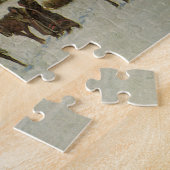 ジョン・ハウザーによる「ウーンデッド・ニーでのスー族キャンプ」 ジグソーパズル (側面)