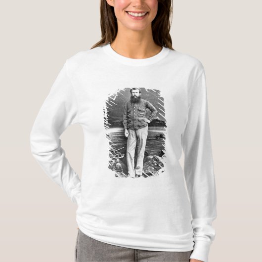 ジョン・ハニング・スピークのポートレート Tシャツ (正面)