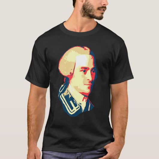 ジョン・ハンコック・アポップ・アートのート Tシャツ (正面)