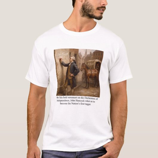 ジョン・ハンコック・タガー Tシャツ (正面)