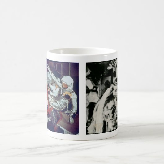 ジョン・ハーシェル・グレン及び友情7 -完全なマグを見て下さい コーヒーマグカップ (中央)