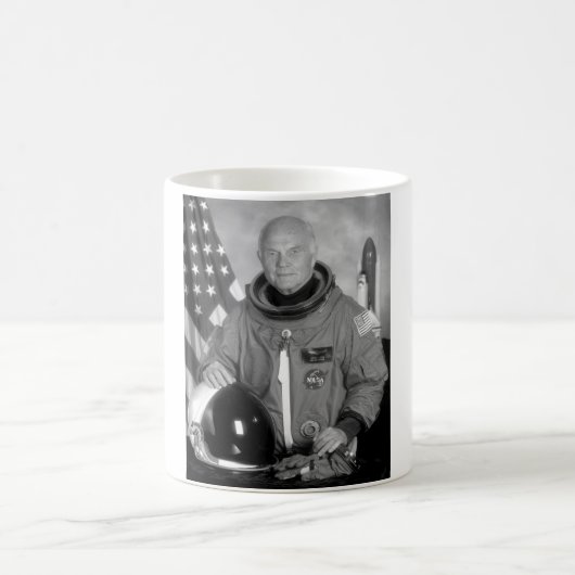 ジョン・ハーシェル・グレン宇宙飛行士 コーヒーマグカップ (中央)