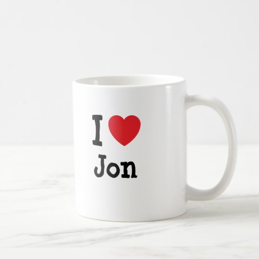 ジョン·ハートTシャツが好き コーヒーマグカップ (右)