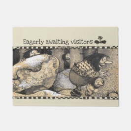 ジョン・バウアーが来客を待ち望むCC1235を取り押さえる ドアマット